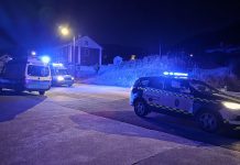 Herido un ciclista tras sufrir una caída de madrugada en Oia