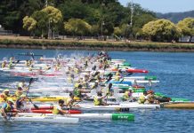 Dominio canario en la primera jornada de la Copa de España de Kayak de Mar en Vigo
