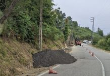 Baiona y la Diputación mejoran la seguridad vial y el drenaje en la EP-2204 entre Sabarís y Belesar