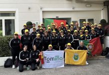 El proyecto europeo SCORE lleva a deportistas de Tomiño y Cerveira a Italia