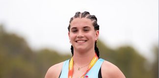 La baionesa Gabriela Bouzada revalida el título de campeona de España Sub16 de jabalina