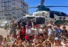 La Guardia Civil acerca sus medios a O Porriño en una multitudinaria jornada con casi 700 escolares