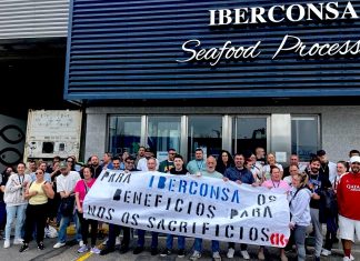 Personal de Iberconsa en Vigo se moviliza por un pacto de empresa que mejore sus condiciones laborales