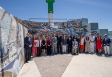 Baiona inaugura en A Doca el mural artístico más grande de España