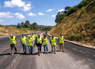 Las obras de la AG-42 entre Tui y A Guarda alcanzan el 50% de ejecución y estarán listas en 2027