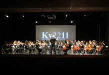La Orquestra Infantil e Xuvenil Kv2211 de Vigo actúa en Tui para celebrar el Día Europeo de la Música