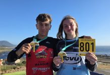Pedro Fernández y Carla Pérez coronan el I Gran Premio de Pump Track Concello de Oia