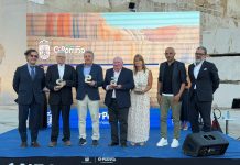 César Portela recibe el Premio Antonio Palacios de Arquitectura en Piedra en la Stone Gala