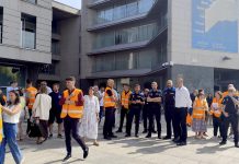 El Puerto de Vigo completa con éxito un simulacro de evacuación general en sus oficinas centrales