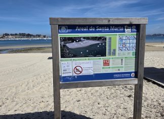 Baiona recomienda evitar el baño en Santa Marta tras detectarse contaminación bacteriana en el agua
