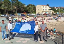 Las playas de Area Grande y O Muíño lucen la Bandera Azul