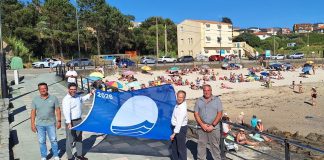 Las playas de Area Grande y O Muíño lucen la Bandera Azul