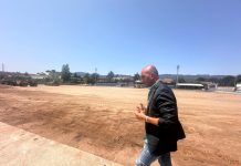 O Porriño inicia la modernización integral del campo de fútbol de Lourambal