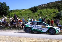 Cohete’ Suárez y Alberto Iglesias descansan líderes en el XIL Rallye Recalvi Rías Baixas