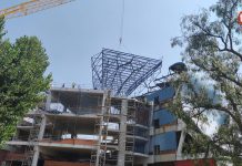 Balaídos izará este miércoles el segundo tramo de la estructura de la cubierta de Gol