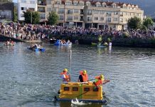 Nigrán convierte A Foz en el escenario de la regata más divertida del verano