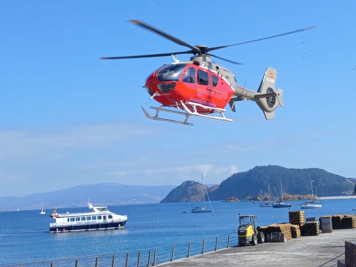 helicóptero medicalizado H3 de 061