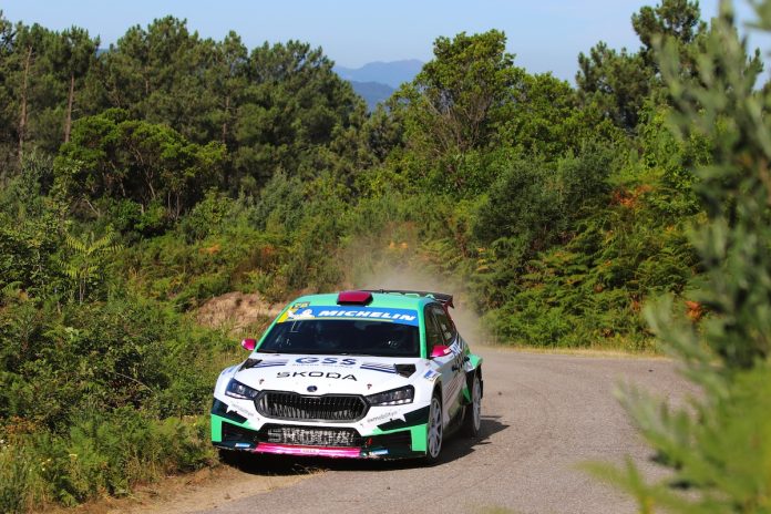 Jose Antonio Cohete Suárez en el Test Day Rallye Recalvi Rías Baixas