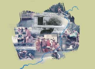 O Rosal revive la histórica aventura de cinco jóvenes que recorrieron el Miño en canoa
