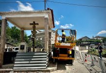 O Porriño rehabilita el histórico Cruceiro do Ringorrango en Atios