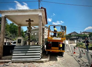 O Porriño rehabilita el histórico Cruceiro do Ringorrango en Atios