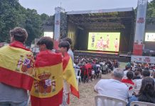 La afición viguesa se cita en Castrelos para apoyar a la selección española
