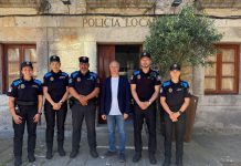 A Guarda incorpora cinco auxiliares de Policía Local