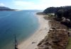 A Guarda prohíbe temporalmente el baño en la Praia da Armona por contaminación microbiológica