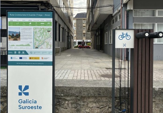 punto de autorreparación de bicicletas guarda