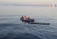 El buque Valentín Paz Andrade rescata a dos jóvenes en kayak en la ría de Vigo