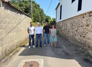 La Diputación destinará cerca de 200.000 euros a mejorar una decena de caminos municipales de O Rosal