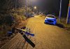 Un herido tras chocar con un poste telefónico en Nigrán