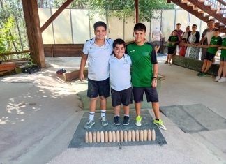 El bolo celta gallego corona a sus nuevos campeones de categorías inferiores