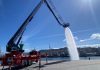 Los bomberos de Vigo se preparan ante emergencias industriales en el puerto