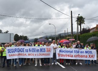 Mos intensifica la presión sobre el Estado para exigir mejoras urgentes en la N-550