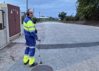 Nigrán busca de madrugada fugas de agua ocultas en su red de abastecimiento