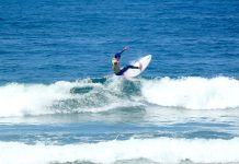 El nigranés Gonzalo Trapero roza el podio en el Campeonato Celta de Surf