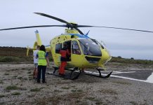 Evacuada en helicóptero una niña de dos años tras sufrir una hipoglucemia severa en Ons