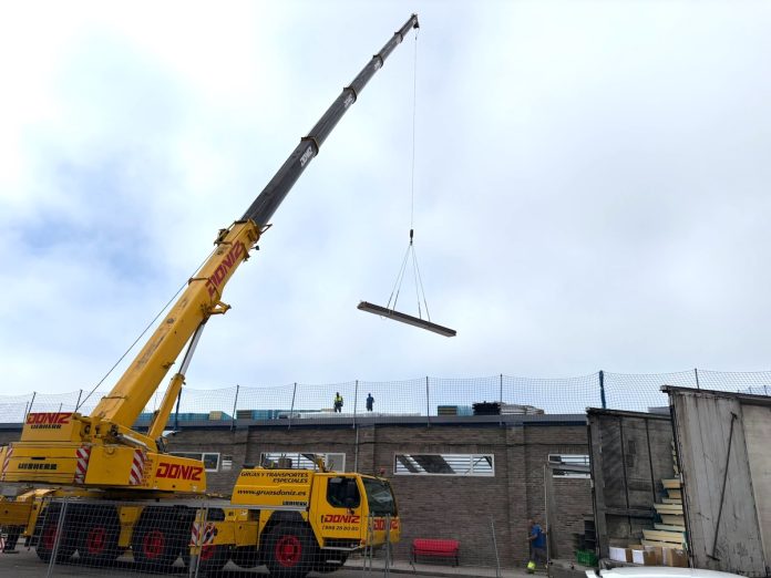 Obras Cuberta Pabellon panxon