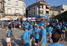 Más de 800 romeros llenan de azul la Parranda de San Roque en su CX aniversario