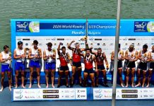 España se proclama campeona del mundo sub-19 de remo con el tudense Borja Núñez