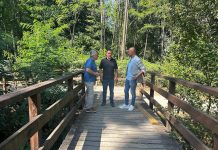 O Porriño repara tres pasarelas del sendero del río Louro dañadas por el temporal