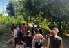 Voluntarios de toda España trabajan en la regeneración ambiental del río Louro