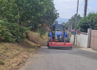 Tomiño moviliza diez equipos para el mantenimiento de su red de caminos públicos