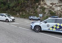Herida una vecina de Gondomar tras una colisión frontolateral en Tomiño
