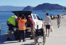 Evacuada en barco desde las Cíes una mujer de 57 años tras sufrir una caída