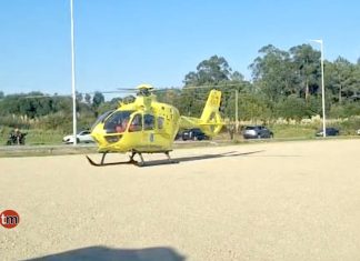 Un motorista herido tras caer con su moto en un monte de Goián