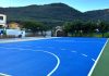 El Concello de Oia renueva la pista deportiva del CEIP Mestre Manuel García