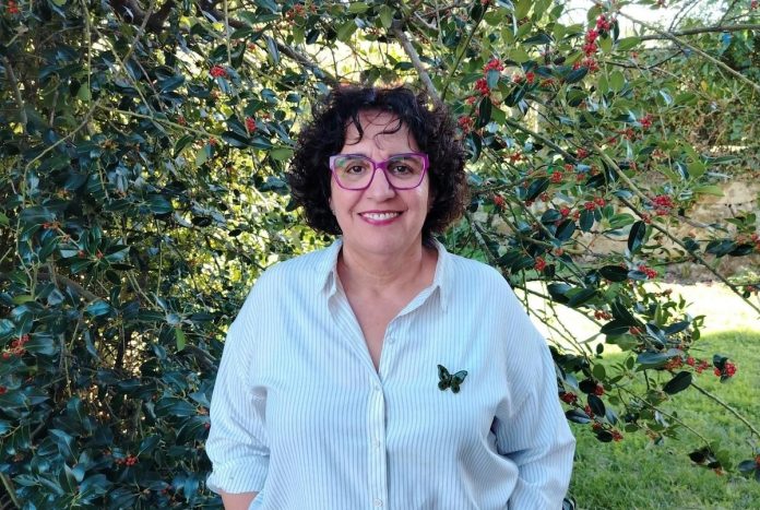 A candidata Manuela Rodríguez