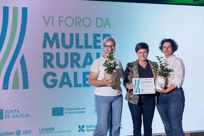 Amparo e Delia Álvarez, Anxela Callís-premio Mulleres Rurales-O Rosal
